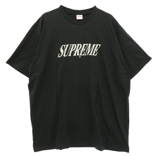 Supreme シュプリーム 22AW Slap Shot Tee スラップ ショット プリント 半袖 Tシャツ カットソー ブラック系 XL【極上美品】【中古】