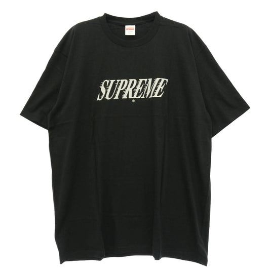 Supreme シュプリーム 22AW Slap Shot Tee スラップ ショット プリント 半袖 Tシャツ カットソー ブラック系 XL【極上美品】【中古】