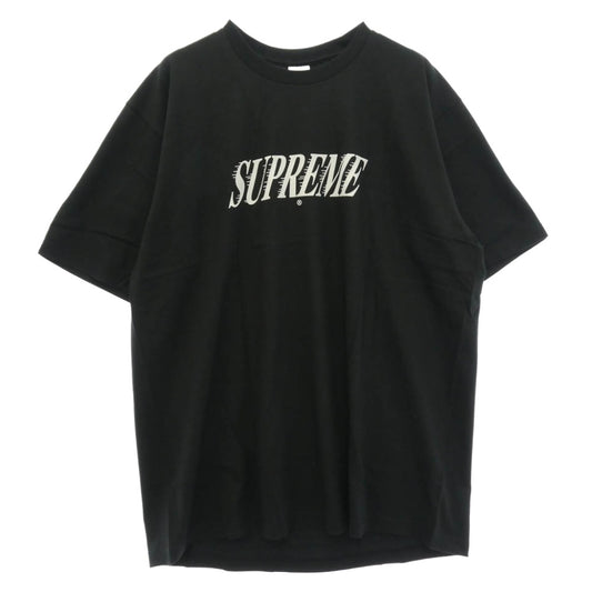 Supreme シュプリーム 22AW Slap Shot Tee スラップ ショット プリント 半袖 Tシャツ カットソー ブラック系 XL【極上美品】【中古】