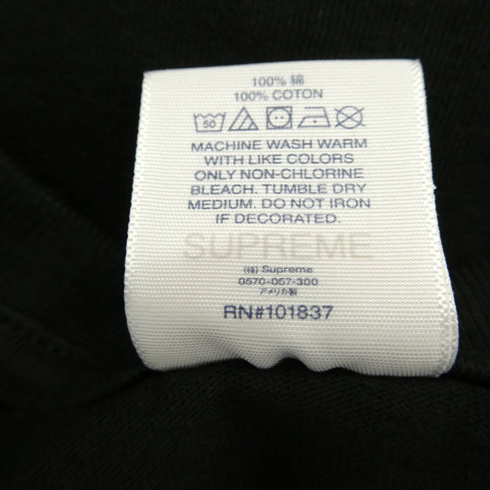 Supreme シュプリーム 22AW Slap Shot Tee スラップ ショット プリント 半袖 Tシャツ カットソー ブラック系 XL【極上美品】【中古】