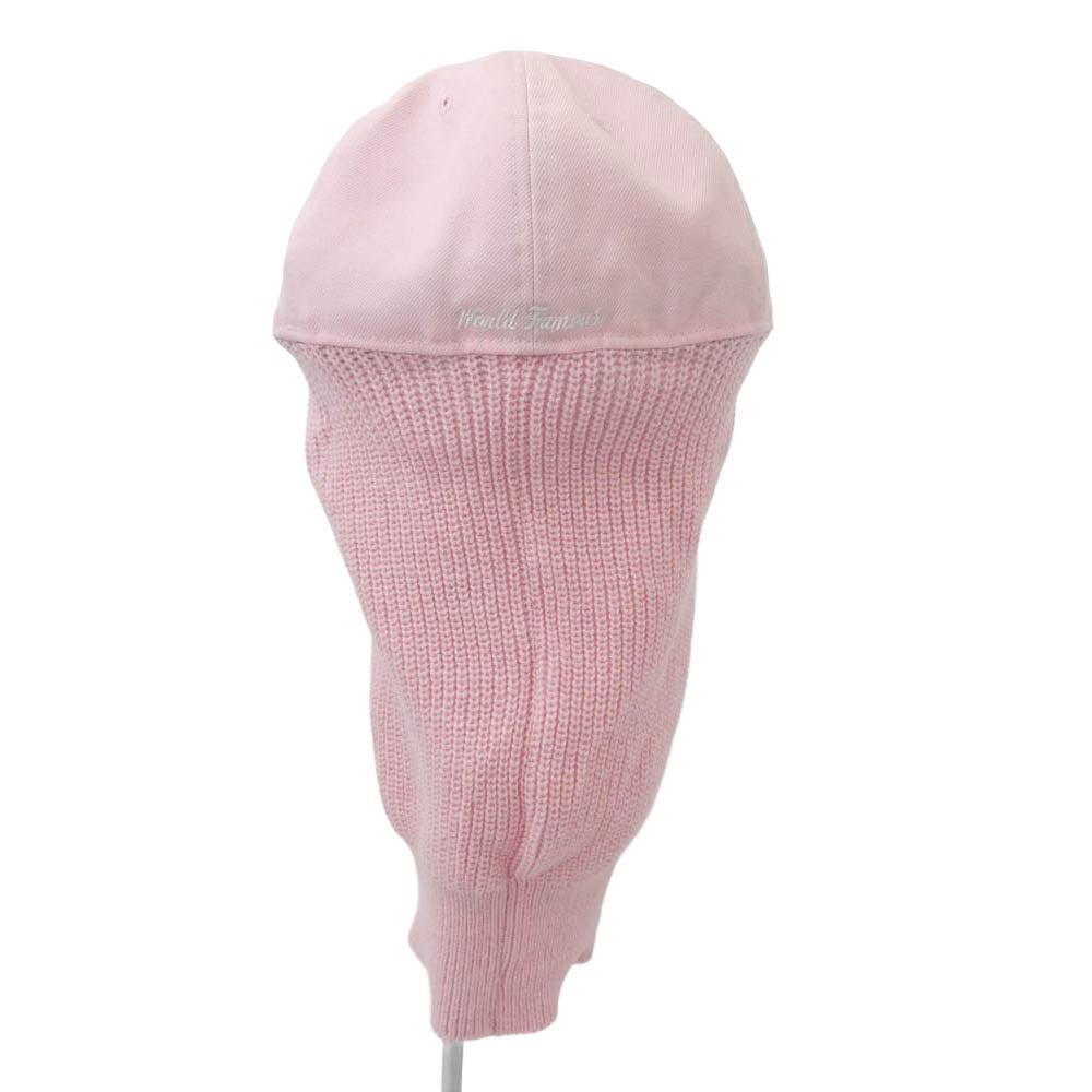Supreme シュプリーム NEW ERA ニューエラ 25AW × New Era Box Logo Balaclava ニューエラ ボックスロゴ バラクラバ キャップ 帽子 ピンク系 7 1/4 57.7cm【極上美品】【中古】