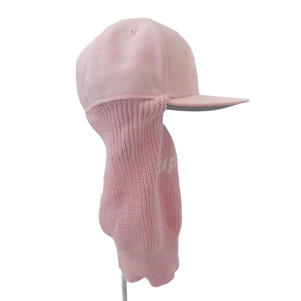 Supreme シュプリーム NEW ERA ニューエラ 25AW × New Era Box Logo Balaclava ニューエラ ボックスロゴ バラクラバ キャップ 帽子 ピンク系 7 1/4 57.7cm【極上美品】【中古】