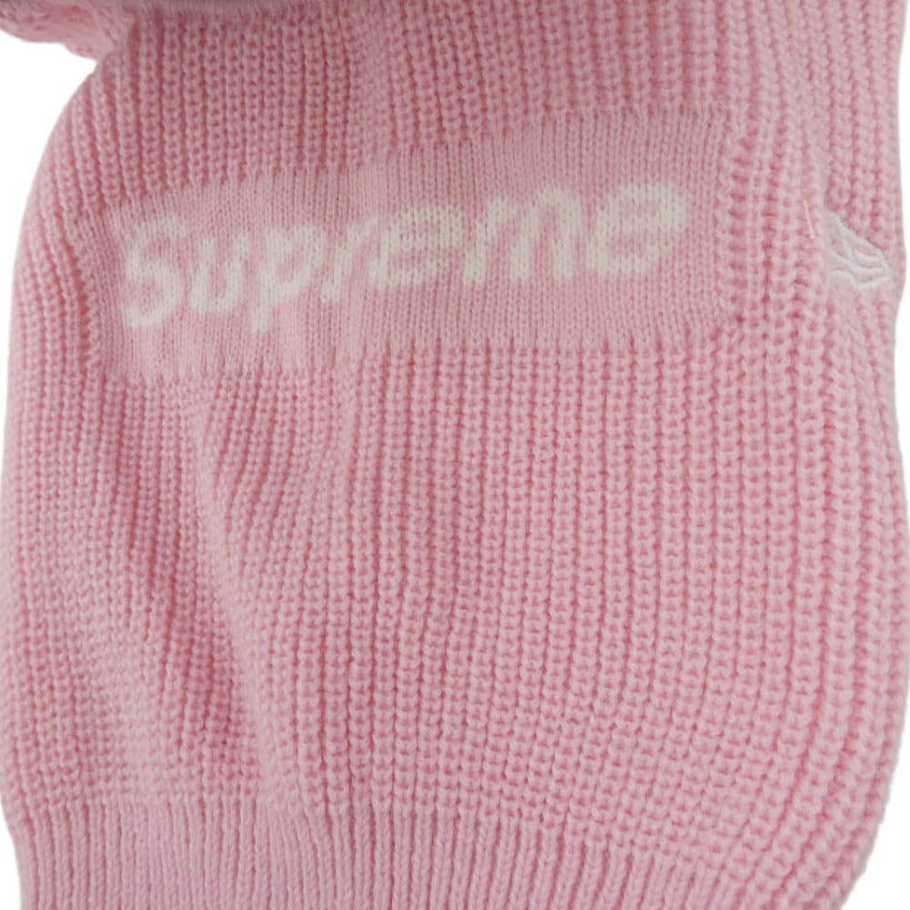 Supreme シュプリーム NEW ERA ニューエラ 25AW × New Era Box Logo Balaclava ニューエラ ボックスロゴ バラクラバ キャップ 帽子 ピンク系 7 1/4 57.7cm【極上美品】【中古】
