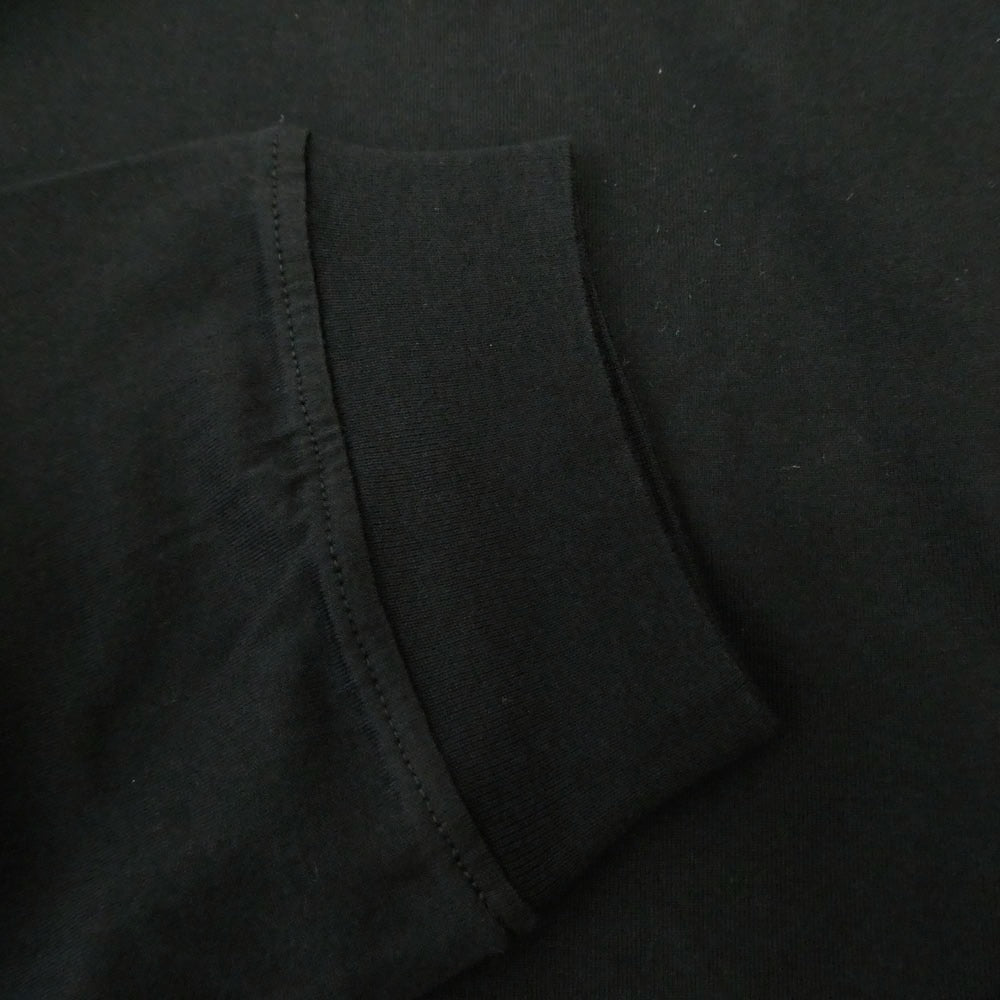 Supreme シュプリーム 25AW Intarsia Sleeve L/S Top インターシャ スリーブ 長袖 Tシャツ カットソー ブラック系 XL【極上美品】【中古】