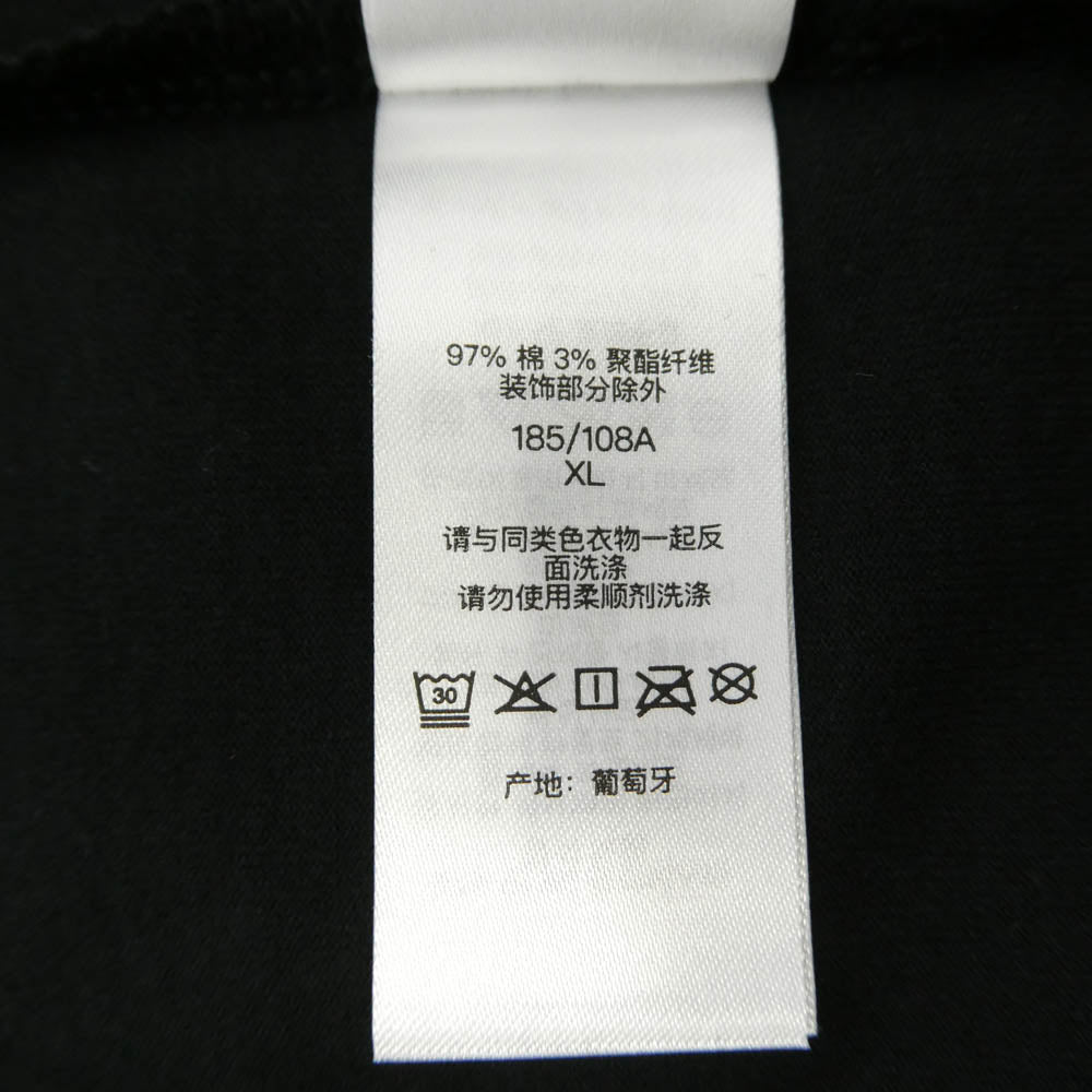 Supreme シュプリーム 25AW Intarsia Sleeve L/S Top インターシャ スリーブ 長袖 Tシャツ カットソー ブラック系 XL【極上美品】【中古】