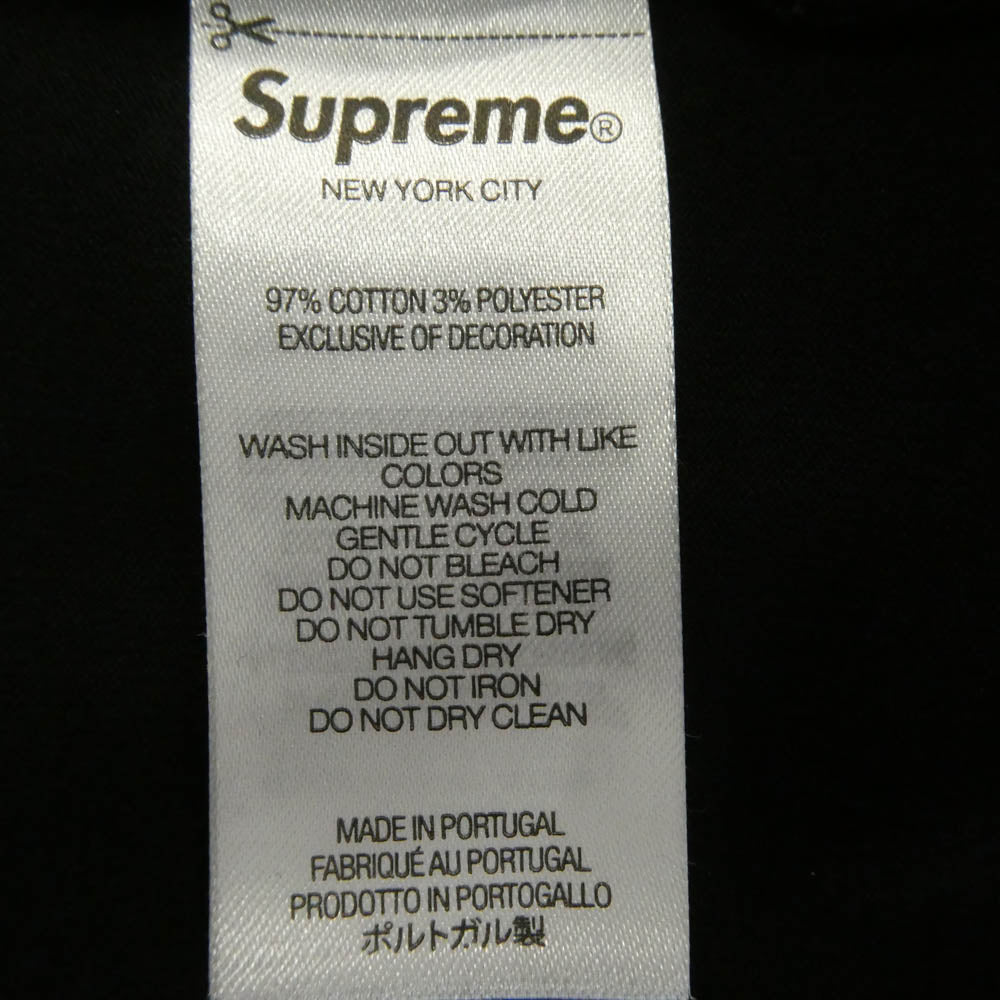 Supreme シュプリーム 25AW Intarsia Sleeve L/S Top インターシャ スリーブ 長袖 Tシャツ カットソー ブラック系 XL【極上美品】【中古】