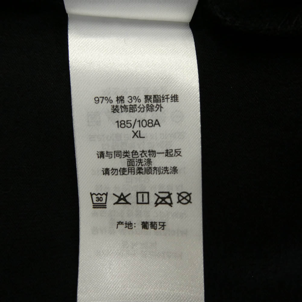 Supreme シュプリーム 25AW Intarsia Sleeve L/S Top インターシャ スリーブ 長袖 Tシャツ カットソー ブラック系 XL【極上美品】【中古】