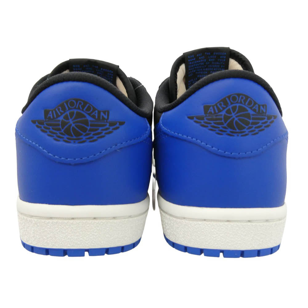 NIKE ナイキ IB1981-004 【フェイクバスターズ鑑定済】Air Jordan 1 Low 85 Black and Royal Blue エアジョーダン1 ロー 85 ブラック アンド ロイヤルブルー ローカット スニーカー ブラック系 ブルー系 28cm【新古品】【未使用】【中古】