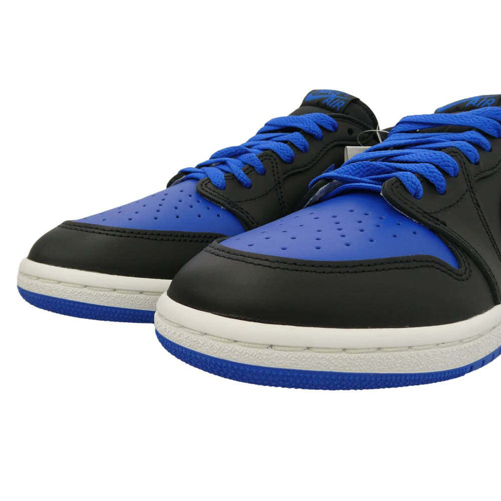 NIKE ナイキ IB1981-004 【フェイクバスターズ鑑定済】Air Jordan 1 Low 85 Black and Royal Blue エアジョーダン1 ロー 85 ブラック アンド ロイヤルブルー ローカット スニーカー ブラック系 ブルー系 28cm【新古品】【未使用】【中古】
