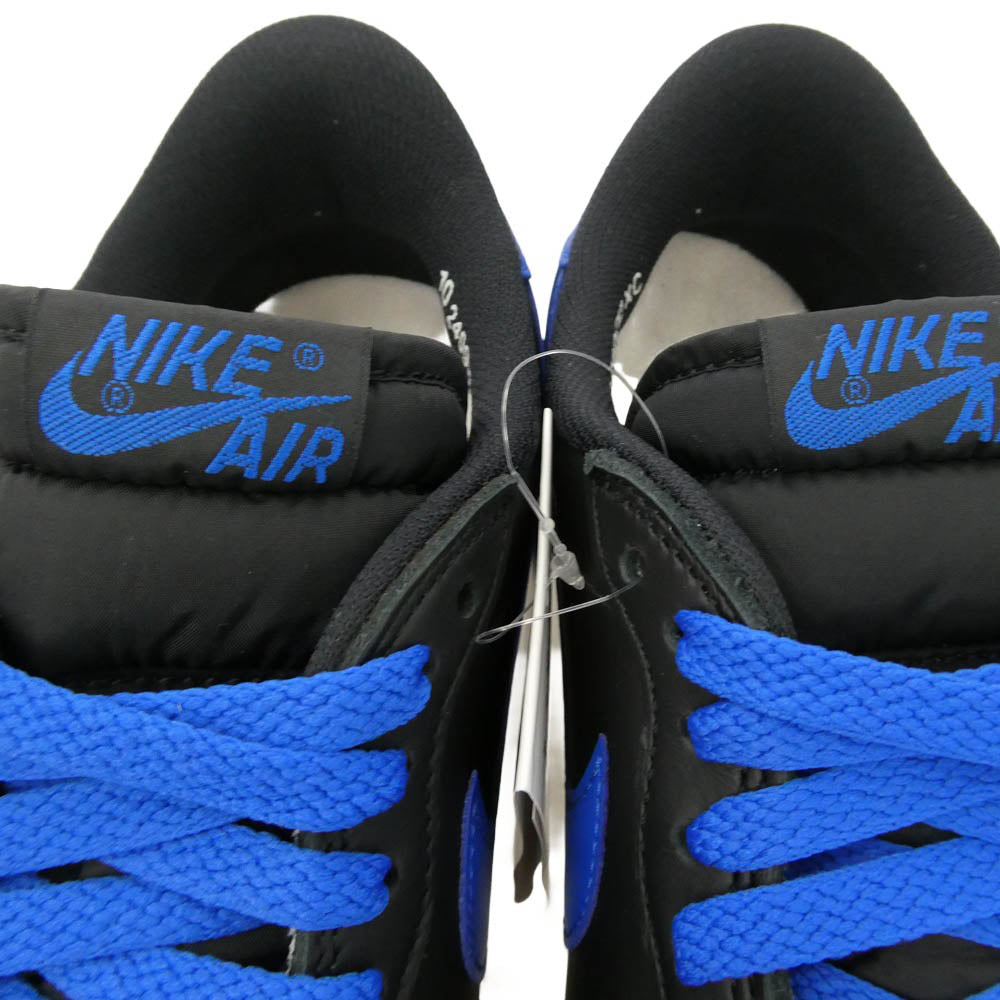 NIKE ナイキ IB1981-004 【フェイクバスターズ鑑定済】Air Jordan 1 Low 85 Black and Royal Blue エアジョーダン1 ロー 85 ブラック アンド ロイヤルブルー ローカット スニーカー ブラック系 ブルー系 28cm【新古品】【未使用】【中古】