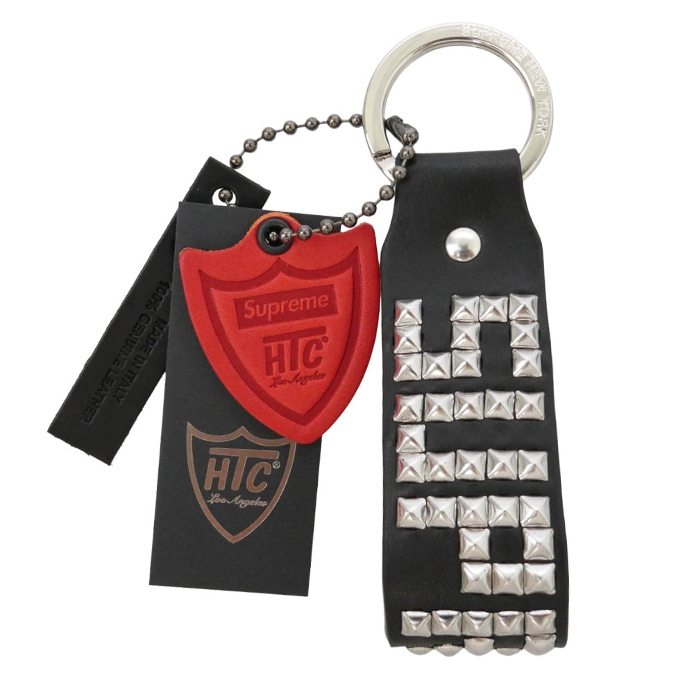 Supreme シュプリーム HTC エイチティーシー 23SS × HTC Hollywood Trading Company Studded Keychain エイチティーシー スタッズ キーチェーン キーホルダー ブラック系 シルバー系【新古品】【未使用】【中古】