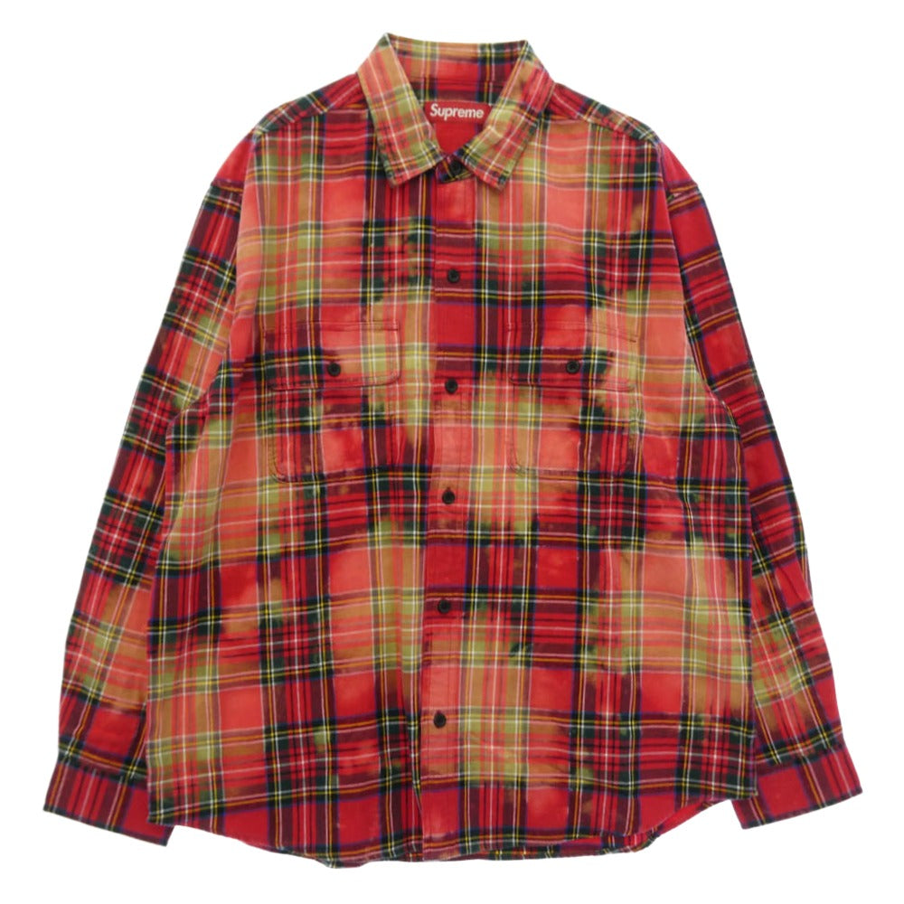 Supreme シュプリーム 25AW The Exorcist Flannel Shirt エクソシストフランネル チェック柄 長袖 シャツ マルチカラー系 L【新古品】【未使用】【中古】