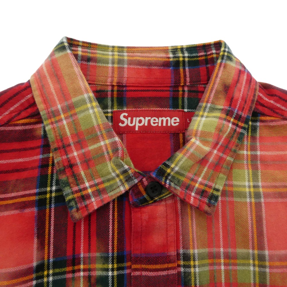 Supreme シュプリーム 25AW The Exorcist Flannel Shirt エクソシストフランネル チェック柄 長袖 シャツ マルチカラー系 L【新古品】【未使用】【中古】