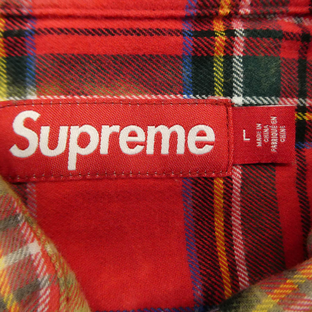 Supreme シュプリーム 25AW The Exorcist Flannel Shirt エクソシストフランネル チェック柄 長袖 シャツ マルチカラー系 L【新古品】【未使用】【中古】