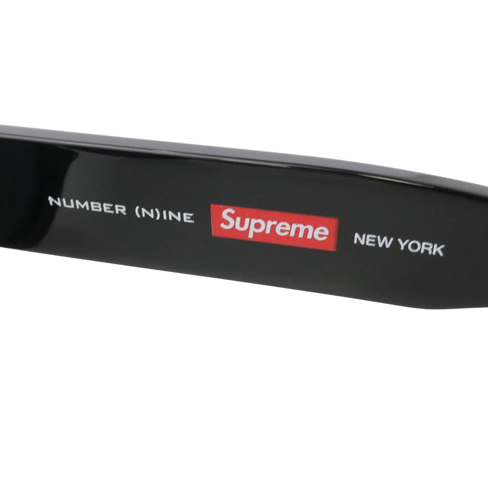 Supreme シュプリーム NUMBER(N)INE ナンバーナイン 25AW × Number Nine Sunglasses ナンバーナイン サングラス アイウェア メガネ ブラック系【極上美品】【中古】