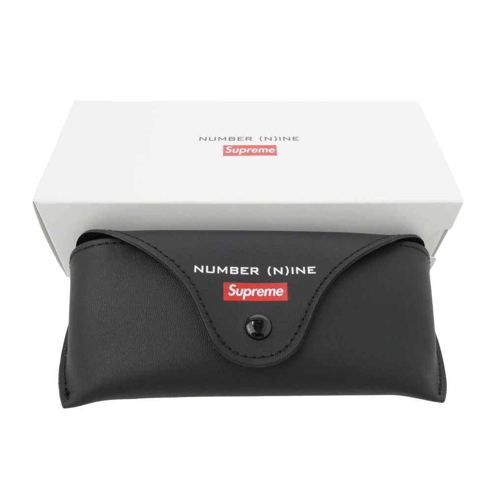 Supreme シュプリーム NUMBER(N)INE ナンバーナイン 25AW × Number Nine Sunglasses ナンバーナイン サングラス レオパード アイウェア メガネ フレーム：ブラウン系　レンズ：ブラック系【極上美品】【中古】