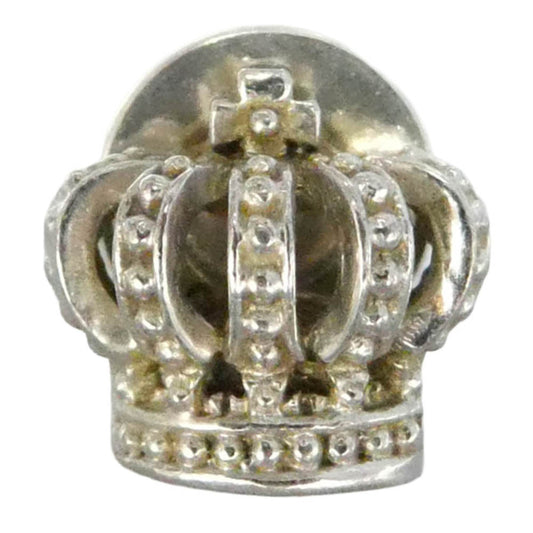 Justin Davis ジャスティンデイビス SEJ016 TINY CROWN EARRING タイニー クラウン ピアス シルバー系【中古】