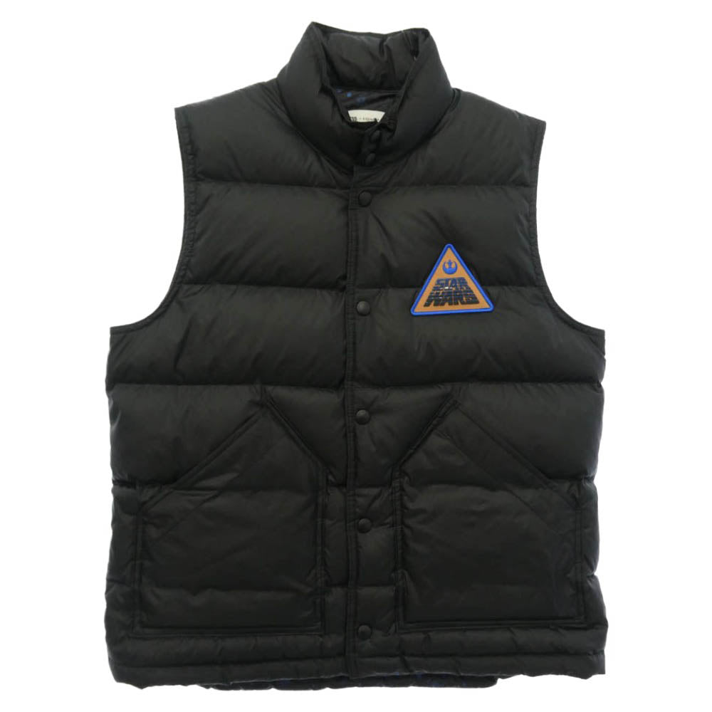 COACH コーチ F79838 × STAR WARS スター・ウォーズ Down Vest ダウン ベスト ブラック系 L【中古】