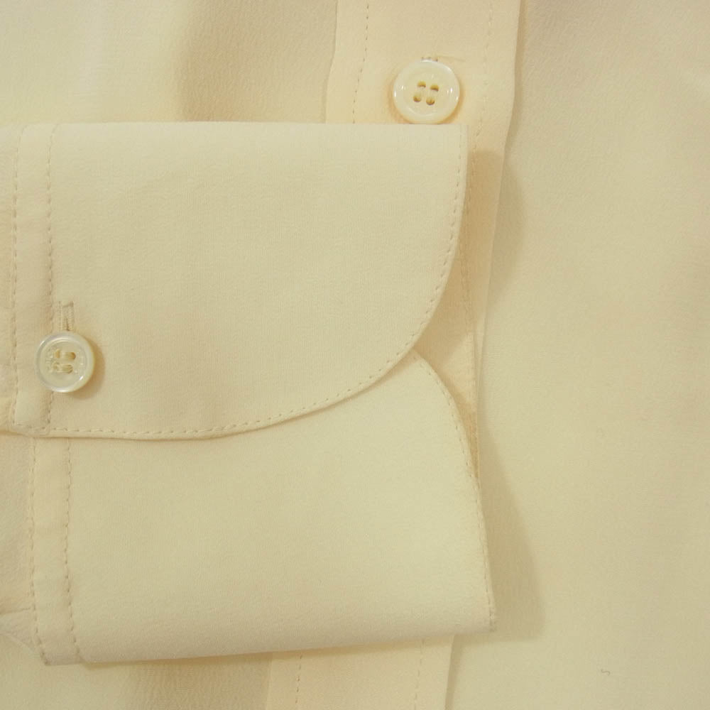 Chloe クロエ CHC20WHT7100424U34 シルク 襟レース 長袖 ブラウス シャツ クリーム系 34【中古】