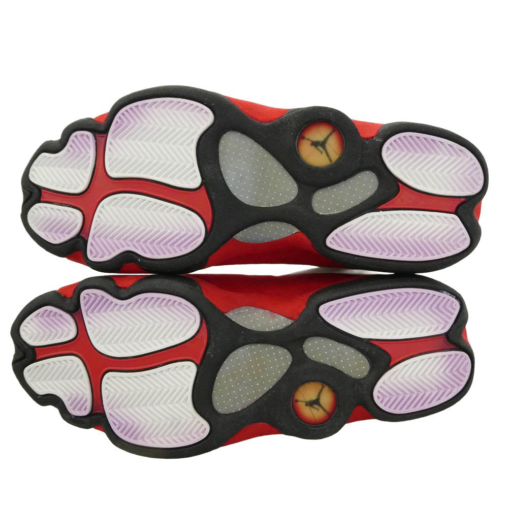 NIKE ナイキ 136002-101 【観賞用】Air Jordan 13 OG Cherry (1998) エア ジョーダン 13 OG チェリー ハイカットスニーカー ホワイト系 レッド系 28cm【中古】