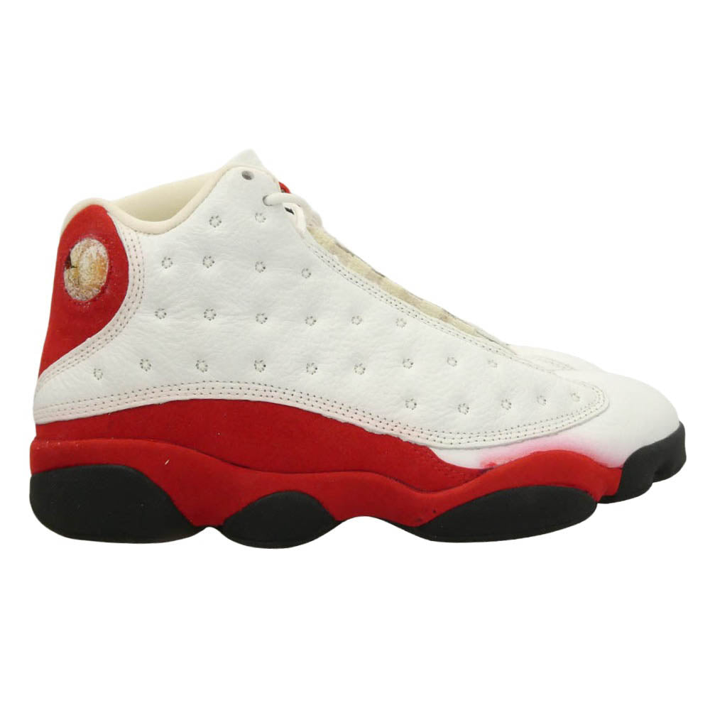NIKE ナイキ 136002-101 【観賞用】Air Jordan 13 OG Cherry (1998) エア ジョーダン 13 OG チェリー ハイカットスニーカー ホワイト系 レッド系 28cm【中古】
