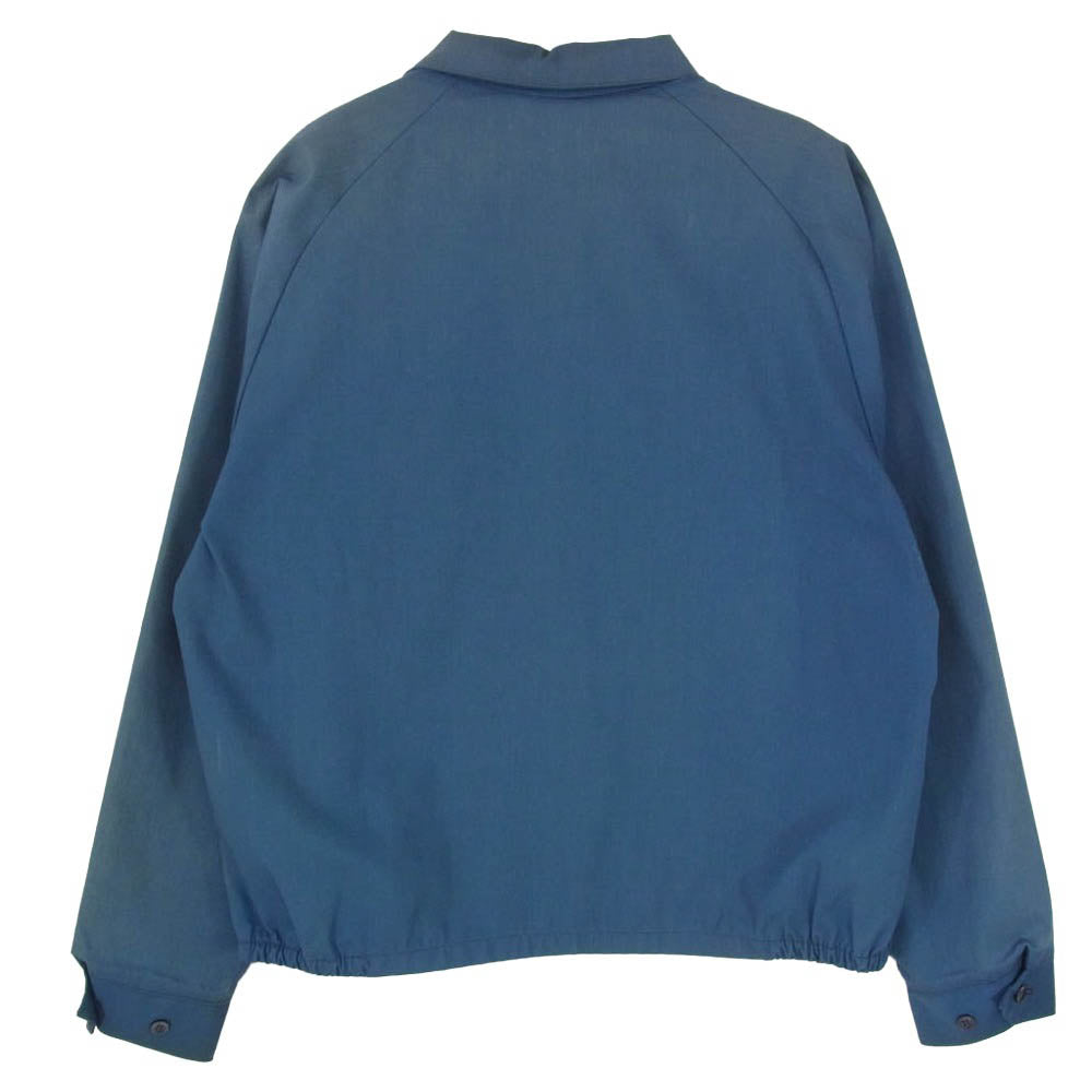 シアーズ 70s SPORTSWEAR PERMA-PREST TALONジップ ラグランスリーブ ハリントンジャケット スイングトップ ブルゾン ブルー系 40【中古】