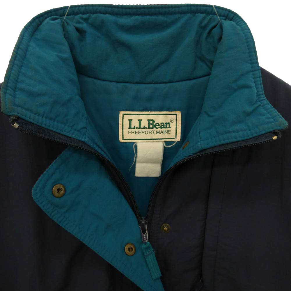 L.L.Bean エルエルビーン 80s Windy Ridge Jacket GORE-TEX アウトドア ウィンディ リッジ ジャケット ゴアテックス ナイロン ブルゾン ネイビー系【中古】