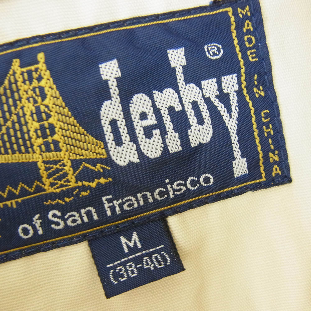 ダービーオブサンフランシスコ 80s DERBY スウィングトップ ジャケット ブルゾン ベージュ系 M【中古】