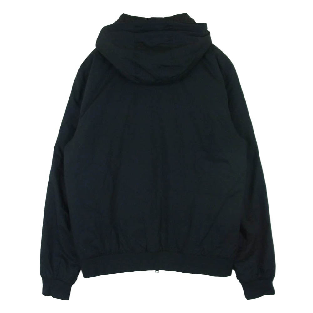 FRED PERRY フレッドペリー J9533 ロゴ刺繍 中綿 フーデッド ブルゾン ジャケット ダークネイビー系 黒に近いダークネイビー系 M【中古】