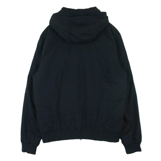 FRED PERRY フレッドペリー J9533 ロゴ刺繍 中綿 フーデッド ブルゾン ジャケット ダークネイビー系 黒に近いダークネイビー系 M【中古】
