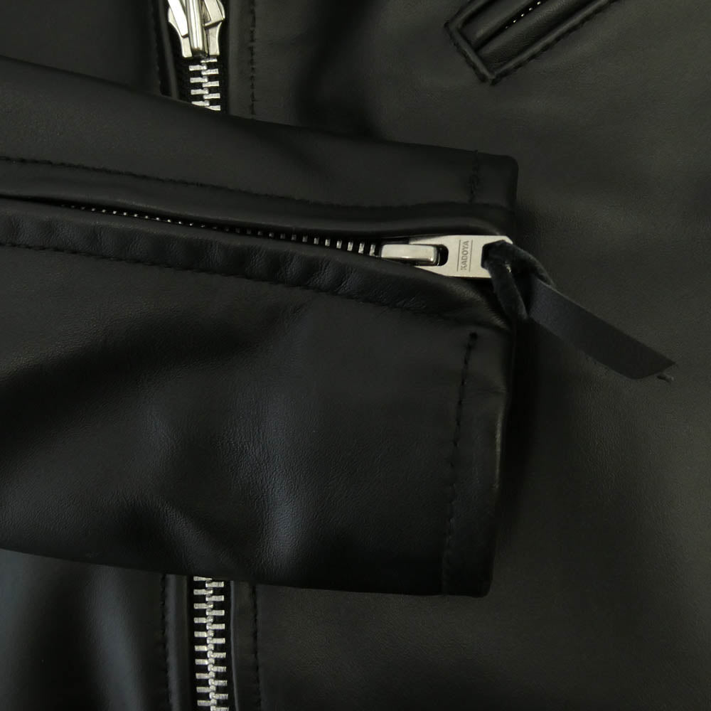 KADOYA カドヤ K'S LEATHER & K'S PRODUCT BOREAS ダブルライダース ダブルジップ レザー ジャケット ブラック系 M【美品】【中古】