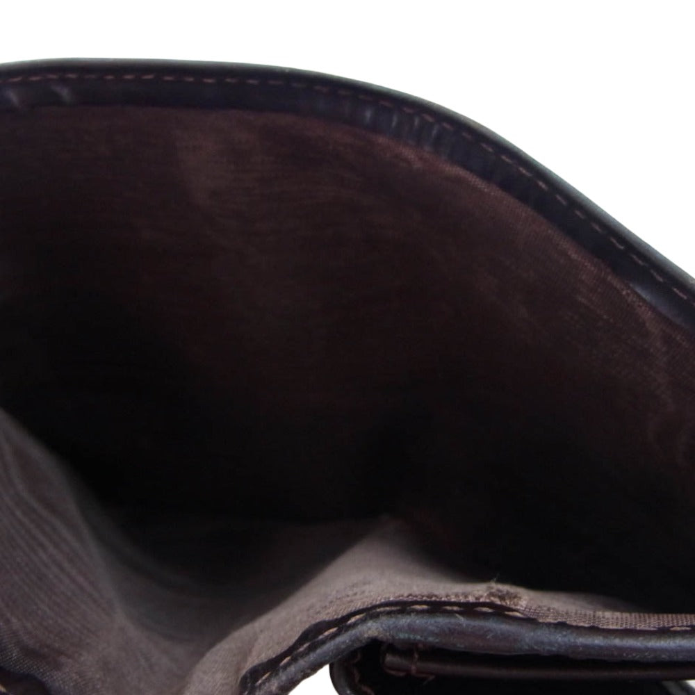 WHITE HOUSE COX ホワイトハウスコックス S7660 BRIDLE HAVANA ハバナ ブライドルレザー 三つ折り財布 ダークブラウン系【中古】
