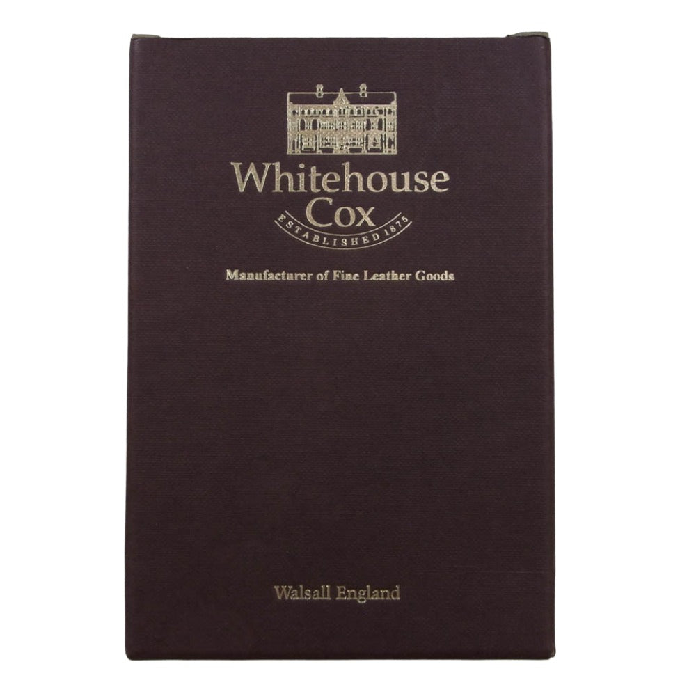 WHITE HOUSE COX ホワイトハウスコックス S7660 BRIDLE HAVANA ハバナ ブライドルレザー 三つ折り財布 ダークブラウン系【中古】