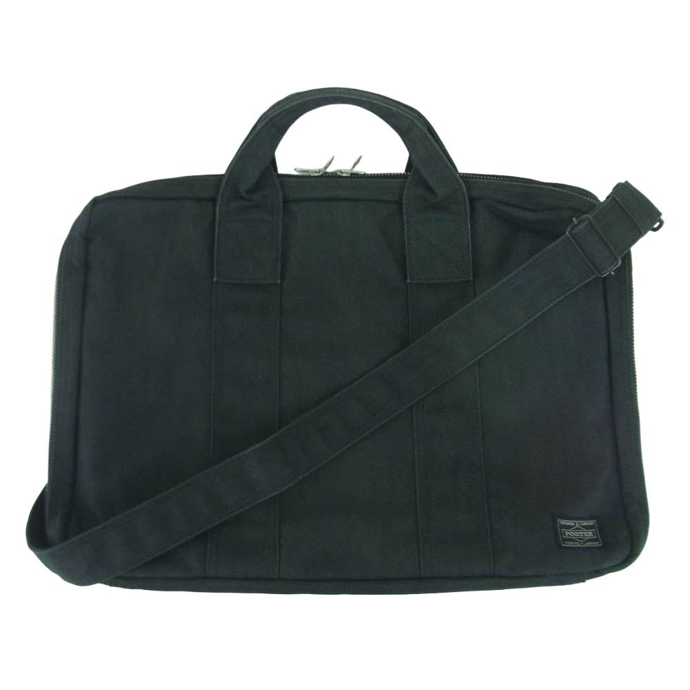 PORTER ポーター SMOKY スモーキー 2WAY ブリーフケース ビジネスバッグ 日本製 ブラック系【中古】