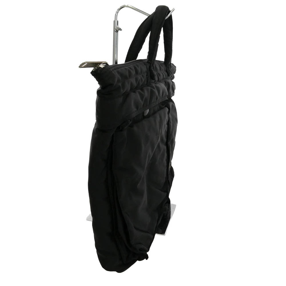 PORTER ポーター TANKER SHORT HELMETBAG タンカー ショート ヘルメット ビジネス トート バッグ ブラック系【中古】