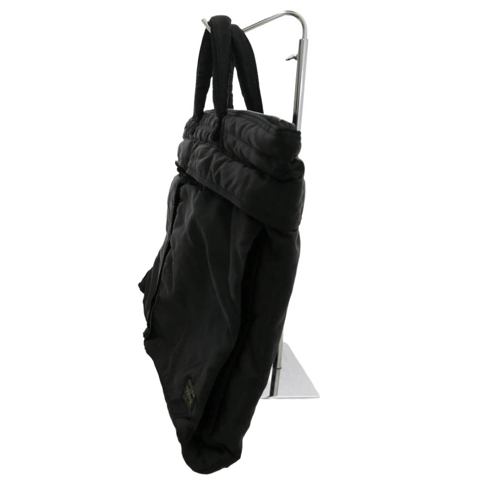 PORTER ポーター TANKER SHORT HELMETBAG タンカー ショート ヘルメット ビジネス トート バッグ ブラック系【中古】