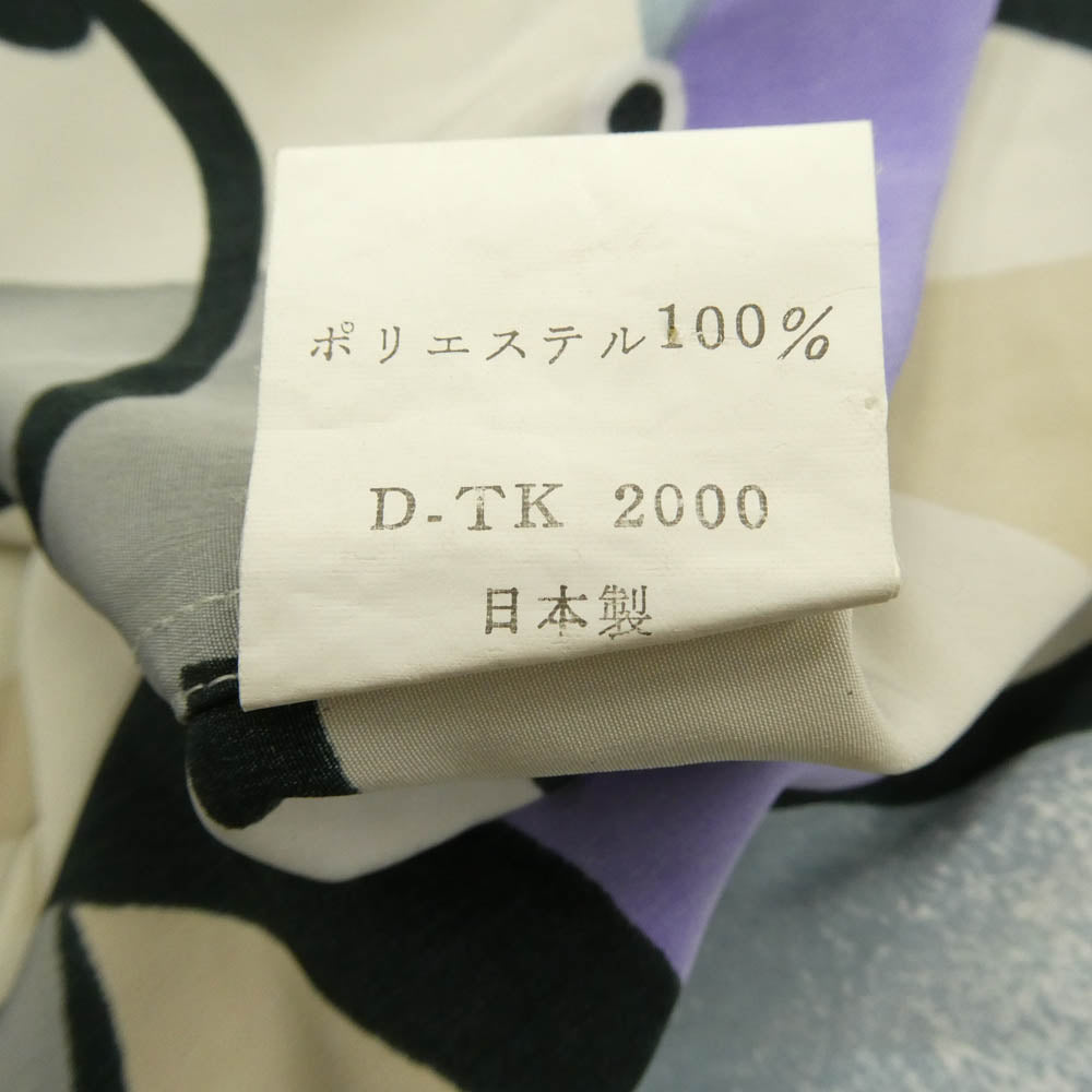 KENZO ケンゾー 535-R-3492 GOLF ゴルフ 総柄 半袖 シャツ マルチカラー系 4【中古】