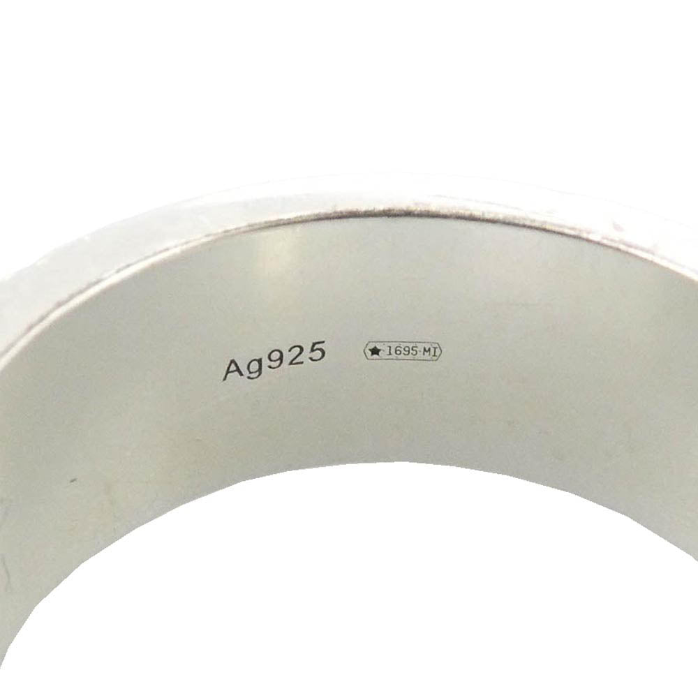 GUCCI グッチ プレーン ロゴ リング シルバー系 18号【中古】