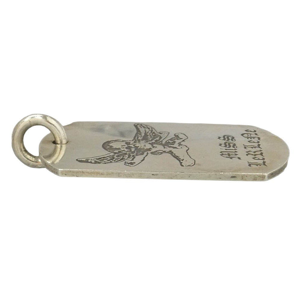 CHROME HEARTS クロムハーツ（原本無） D TAG LRG FOTI フォティ ラージ ドッグタグ ペンダント トップ シルバー系【中古】