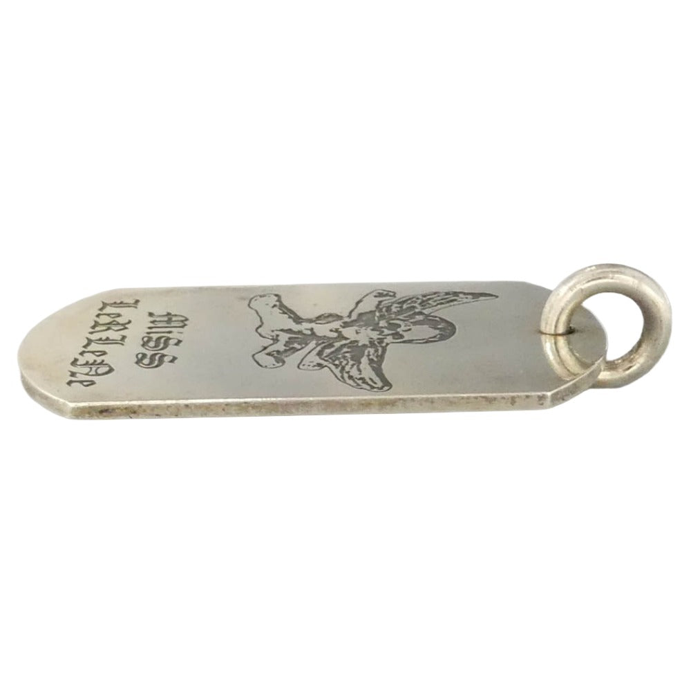 CHROME HEARTS クロムハーツ（原本無） D TAG LRG FOTI フォティ ラージ ドッグタグ ペンダント トップ シルバー系【中古】