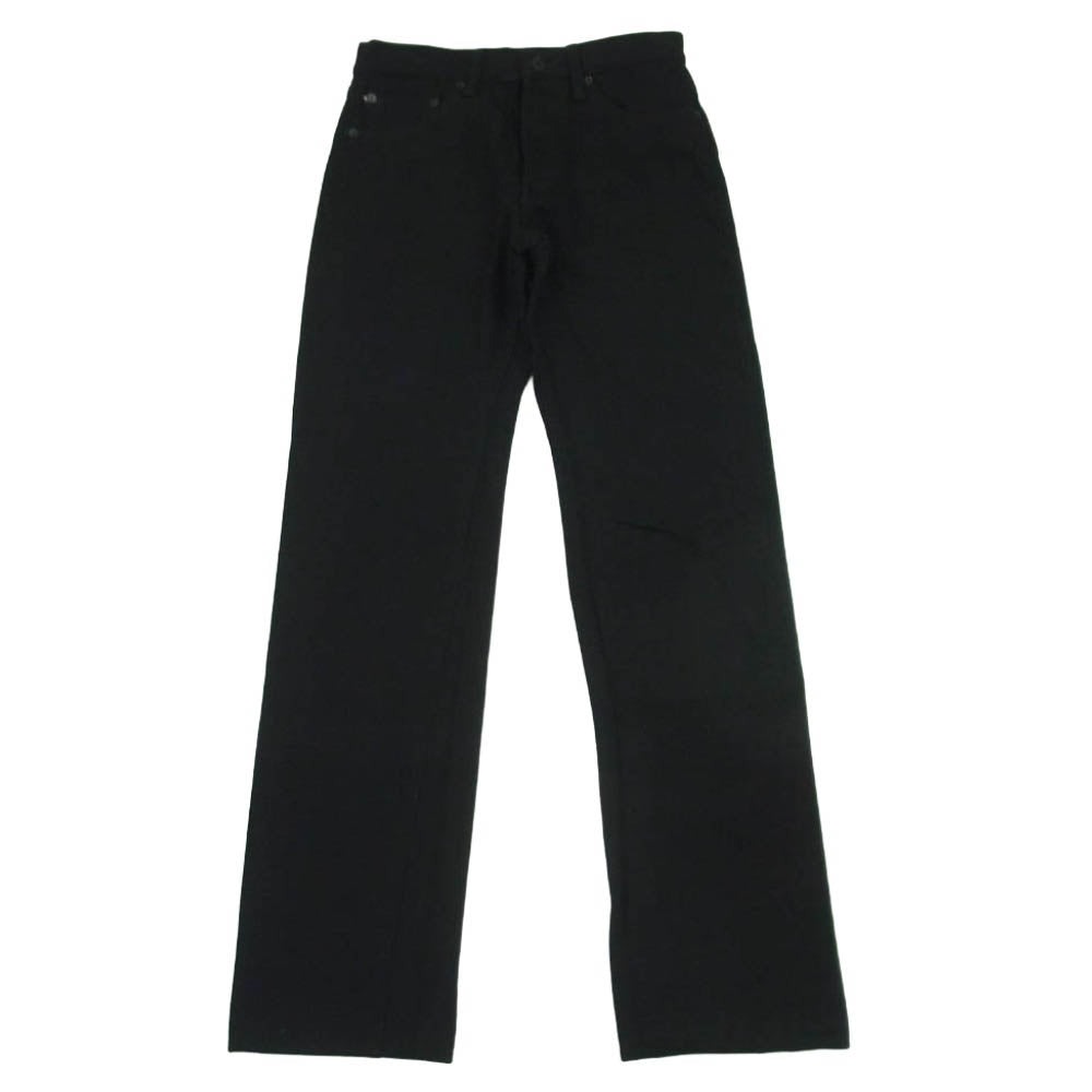 ONI DENIM 鬼デニム ONI288ZR-BKBK 20oz 鬼秘シークレット ブラックデニム レギュラーストレート ジーンズ ボタンフライ デニム パンツ ブラック系 30【極上美品】【中古】