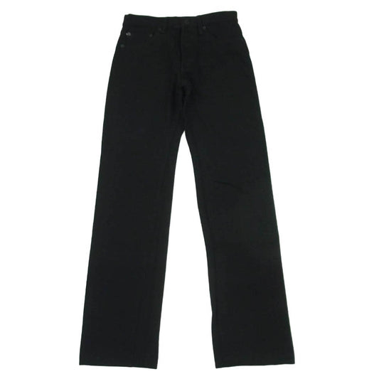 ONI DENIM 鬼デニム ONI288ZR-BKBK 20oz 鬼秘シークレット ブラックデニム レギュラーストレート ジーンズ ボタンフライ デニム パンツ ブラック系 30【極上美品】【中古】