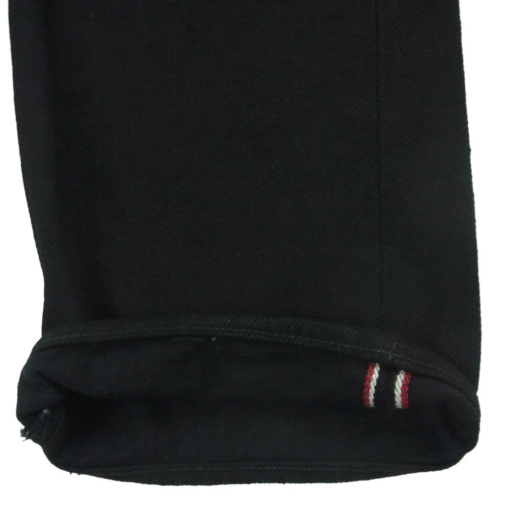 ONI DENIM 鬼デニム ONI288ZR-BKBK 20oz 鬼秘シークレット ブラックデニム レギュラーストレート ジーンズ ボタンフライ デニム パンツ ブラック系 30【極上美品】【中古】