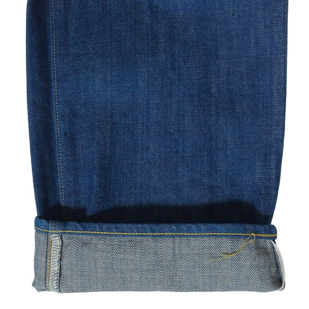 ONI DENIM 鬼デニム ONI271-OFBD 13.7oz オールド フェード ブルーデニム ジャストライト ストレート ジーンズ ボタンフライ デニム パンツ インディゴブルー系 33【極上美品】【中古】