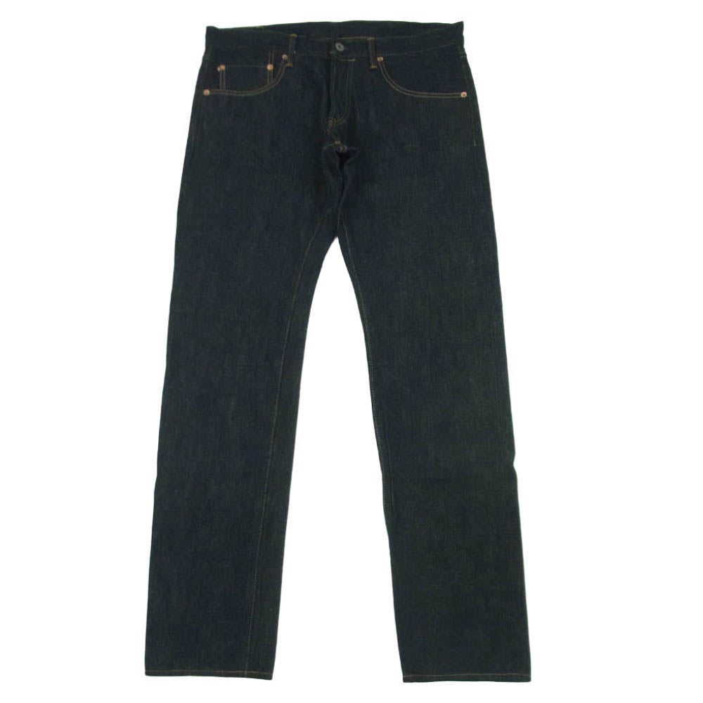 ONI DENIM 鬼デニム ONI622-GC15 15oz リラックス テーパード ジーンズ ボタンフライ デニム パンツ インディゴブルー系 32【極上美品】【中古】