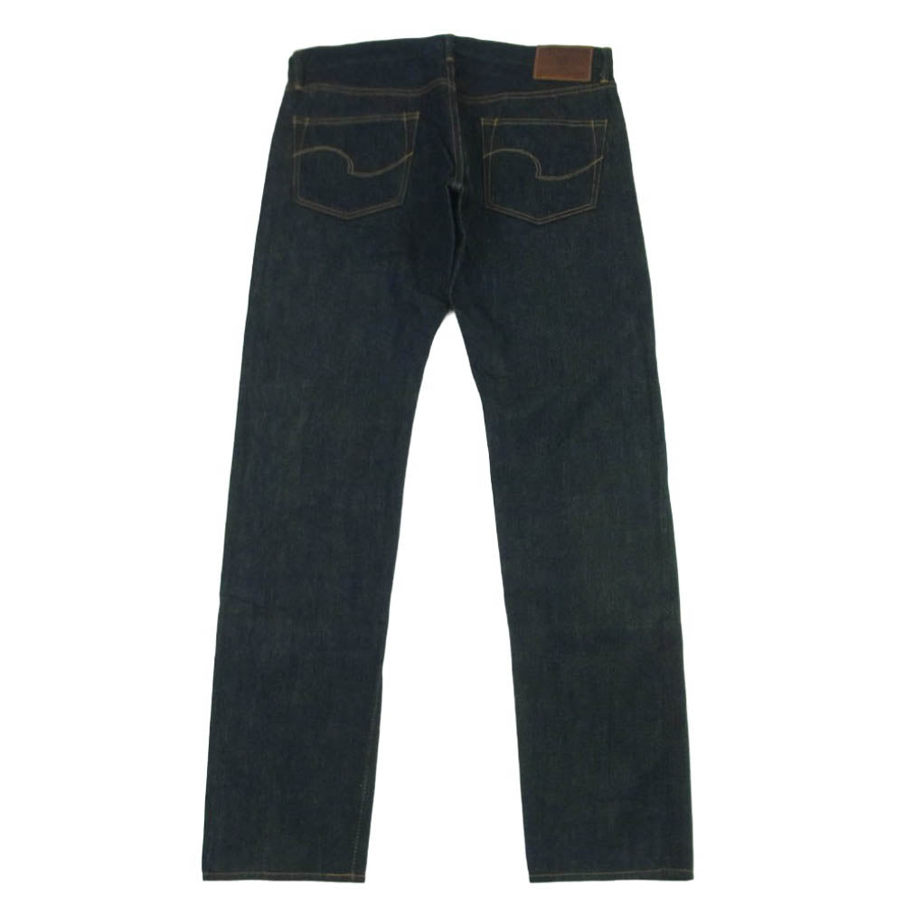 ONI DENIM 鬼デニム ONI622-GC15 15oz リラックス テーパード ジーンズ ボタンフライ デニム パンツ インディゴブルー系 32【極上美品】【中古】