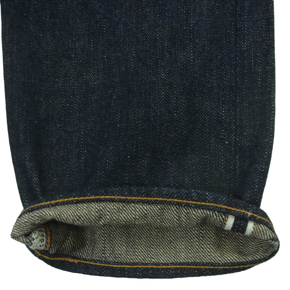 ONI DENIM 鬼デニム ONI622-GC15 15oz リラックス テーパード ジーンズ ボタンフライ デニム パンツ インディゴブルー系 32【極上美品】【中古】