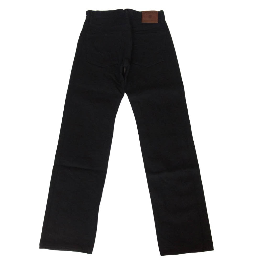 ONI DENIM 鬼デニム ONI288ZR-BKBK 20oz 鬼秘シークレット ブラックデニム レギュラーストレート ジーンズ ボタンフライ デニム パンツ 31 ブラック系 31【極上美品】【中古】