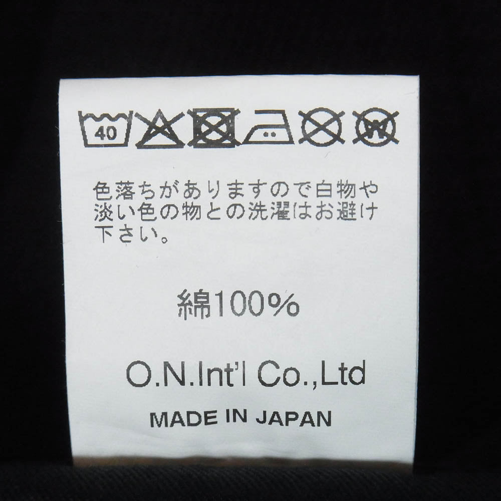 ONI DENIM 鬼デニム ONI288ZR-BKBK 20oz 鬼秘シークレット ブラックデニム レギュラーストレート ジーンズ ボタンフライ デニム パンツ 31 ブラック系 31【極上美品】【中古】