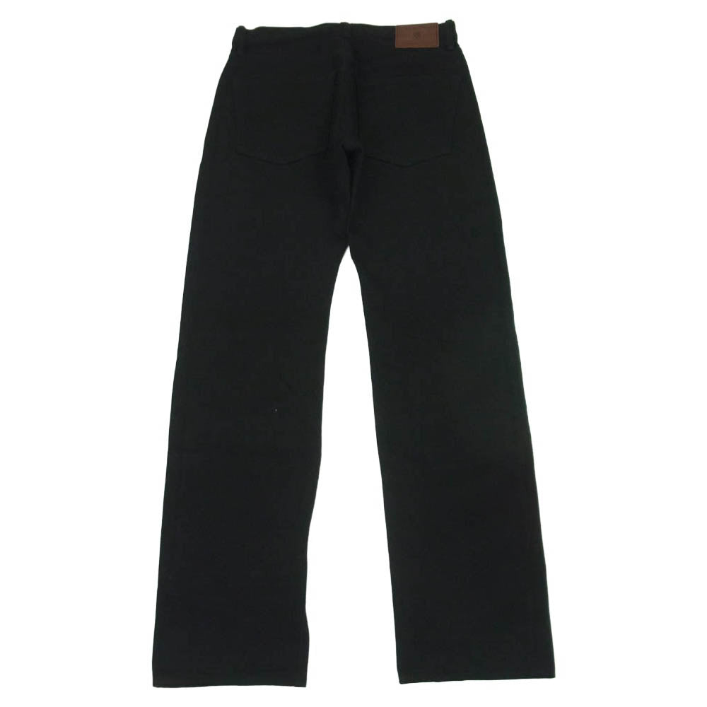 ONI DENIM 鬼デニム ONI288ZR-BKBK 20oz 鬼秘シークレット ブラックデニム レギュラーストレート ジーンズ ボタンフライ デニム パンツ ブラック系 32【極上美品】【中古】